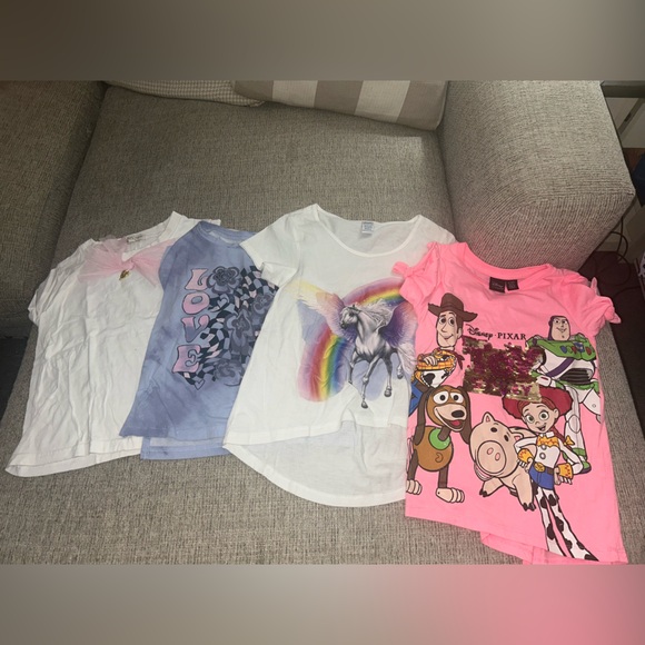 Lot of 12 tshirts for girls size 6/7 - Picture 3 of 3